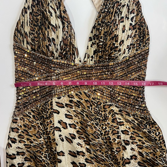 Vintage Partytime 90’s Y2K leopard printed beaded gown - Picture 13 of 14